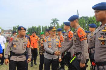 Musim Hujan Tiba, Polda Lampung Siagakan Tim Reaksi Cepat di Daerah Rawan Banjir