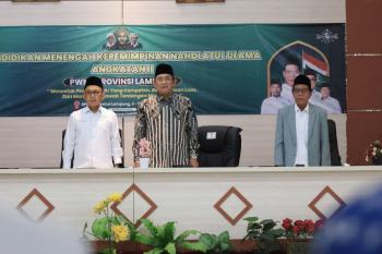Pj Gubernur Lampung Hadiri Pembukaan Pendidikan Kepemimpinan NU 