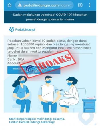 Waspada! Situs PeduliLindungi Palsu Muncul Lagi, Jangan Tertipu!