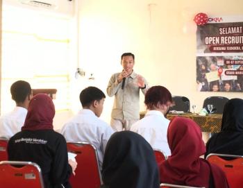 Teknokra Oprec 2025, Ketua IWO Lampung Ajak Calon Magang jadi Kru Profesional dan Cinta Organisasi