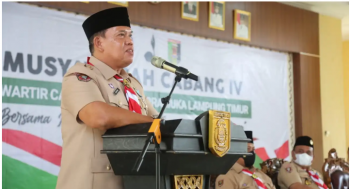 Wabup Azwar Hadi Berharap Kwarcab Pramuka Lamtim Ciptakan Inovasi dan Terobosan Baru