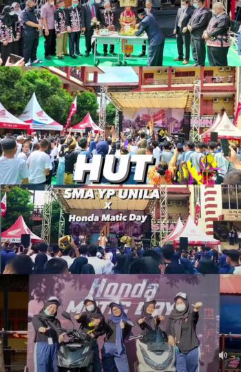Main Dealer dan Jaringannya NSS Kedaton Ikut Merayakan HUT SMA YP Unila