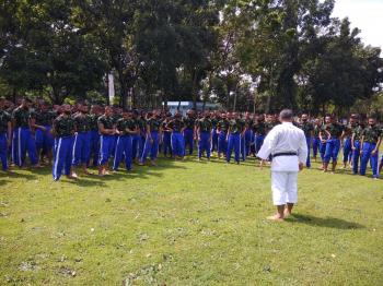 120 Kenshi Taruna Akademi Angkatan Udara Berlatih Shorinji Kempo