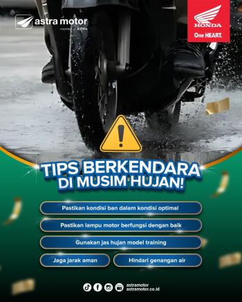 Tips Agar Perjalanan BroSis  Aman dan Nyaman Saat Jalanan Licin 