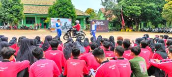 TDM Sosialisasi Safety Riding di Masa MPLS