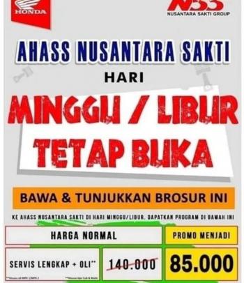AHASS NSS Kedaton Tetap Buka di Hari Libur Tahun Baru Hijriah