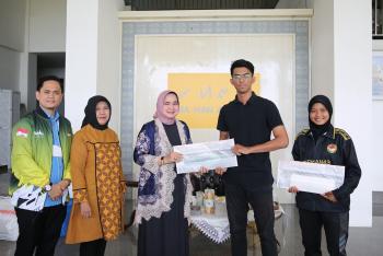 Ibu Riana Sari Arinal Lepas Kontingen Mahasiswa untuk Mengikuti Pekan Olahraga Mahasiswa Nasional di Sumatera Barat 17-26 November 2022