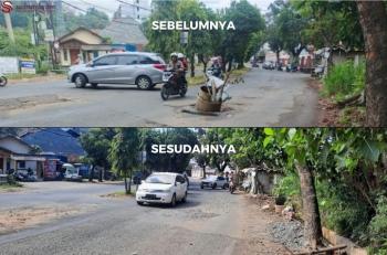Meski Tak Tuntas, Langkah Sigap Pemkot Perbaiki Jalan Rusak di Ruas P Emir M Noer Diapresiasi Warga