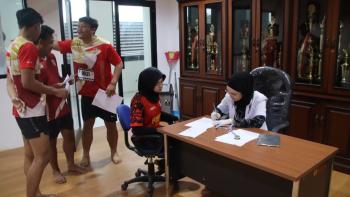 KONI Lampung Gelar Tes Fisik untuk Sembilan Cabor Beladiri Jelang PON 2025