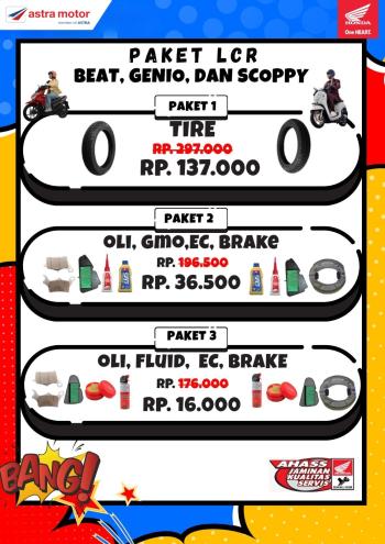 Astra Motor Natar Hadirkan Paket Service Super Hemat untuk Beat, Genio, dan Scoopy
