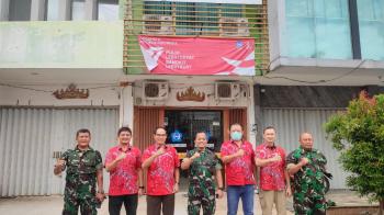 Komandan Kodim 0410/KBL beserta staf berkujung silaturahmi ke kantor PSMTI Lampung