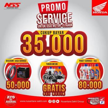 Promo Service Murah Dari Ahass NSS Kedaton