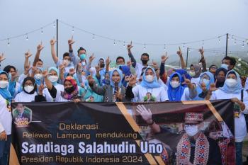 Ciptakan Lapangan Kerja, UMKM dan Petani di Lampung Dukung Sandiaga Uno Maju 2024