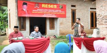 Kostiana, SE.,MH Gelar Reses Bersama Warga Kelurahan Sukamenanti