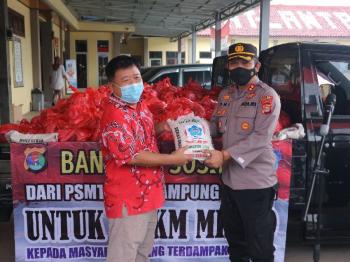 PSMTI Bantu Masyarakat Lampung Tengah Melalui Polres