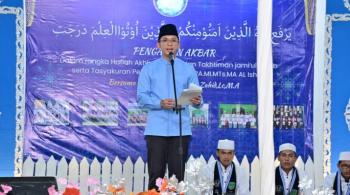 Bupati Lampung Selatan Hadiri Pelepasan di Yayasan Pondok Pesantren Al Ishlah 