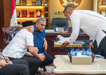 Kebut Perbaikan Jalan Rusak, Gubernur Mirza Temui Menteri PUPR dan Wagub Jihan Ground Breaking di Lampung Tengah