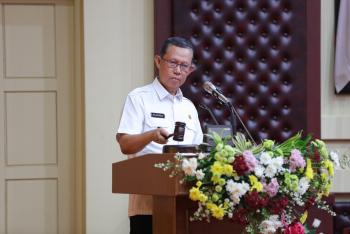 Sekdaprov Fahrizal Darminto Buka Sosialisasi Aplikasi SiGajah Lampung, Diharapkan Masyarakat Dapat Mendapatkan Informasi yang Akurat tentang Lowongan Kerja  