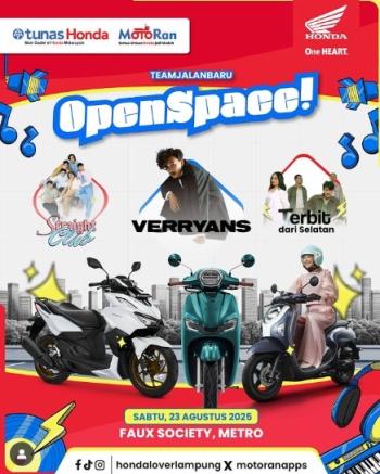 Astra Motor Natar Informasikan Kemeriahan OpenSpace! di Metro, Lampung – Kolaborasi Musik dan Gaya Hidup Ala Anak Muda   