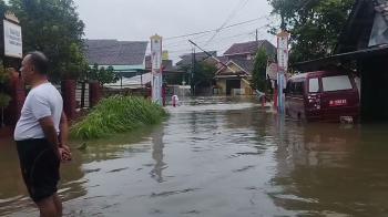 Banjir di Tanjung Senang Bandar Lampung Rendam 590.5 Jiwa Warga Terdampak