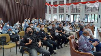 Pengurus SMSI Lampung Hadiri Pengukuhan Pengurus IJP 