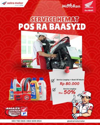 Astra Motor Natar Hadirkan Program “Service Hemat” di Pos RA Baasyid, Hanya Rp 80.000!