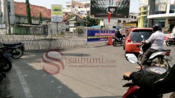 Tambah Ketat, Pos Penyekatan Jalan di Bandarlampung Dipasang Kawat