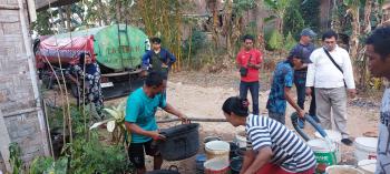 TDM Antasari Berikan Bantuan Air Bersih 