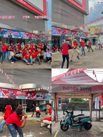 Cv Istana Motor Bandar jaya Meriahkan HUT RI KE-80 Dengan Lomba & Showroom Event Di Depan Dealer Istana Motor
