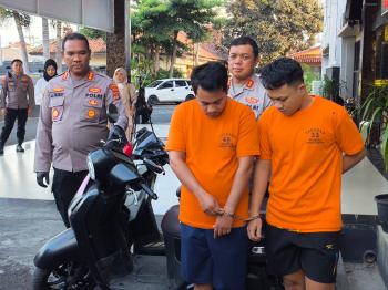 Tipu Ojek Online, Motor Dibawa Kabur dan Dijual via Facebook, Dua Penadah Ditangkap