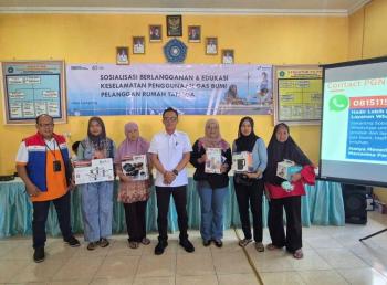 PGN Lampung Sosialisasikan Layanan dan Keamanan Gas Bumi kepada Warga Korpri Raya   