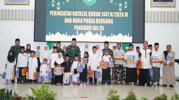 Nuzulul Qur’an di Kodam Raden Inten: Pangdam Tekankan Iman sebagai Fondasi Pengabdian