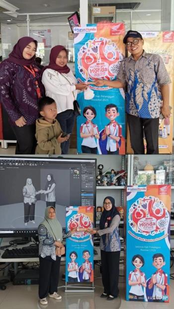 Harpelnas 2025 Istana Motor Bandar Jaya Berbagi Hadiah Dengan Konsumen DI Dealer Istana Motor Bandar Jaya