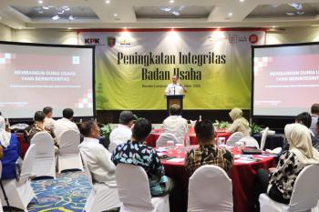 Pemprov Lampung Bersama KPK RI Gelar Workshop Peningkatan Integritas Badan Usaha di Provinsi Lampung