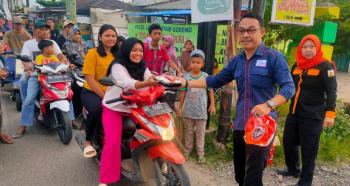 SMSI Lampung Tengah Bagikan 2000 Peket Buka Puasa Kepada MasyarakatÂ 