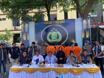 Modus Video Seks, Empat Warga Binaan Lapas di Lampung Jadi Tersangka Pemerasan
