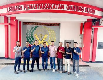 Sekjend LBH SMSI Ke Lembaga Pemasyarakatan Kelas IIB Gunung Sugih, Kalapas memastikan Pelayanan dan Hak-Hak Warga Binaan Terpenuhi!! 