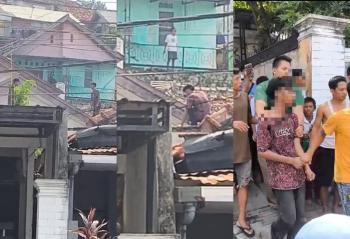 Aksi Curi HP Gagal di Bandar Lampung, Pelaku Dikejar Warga dan Sempat Naik Genteng