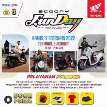Tunas Honda Bersama Jaringannya NSS Kedaton Sukses Menggelar Scoopy FunDay