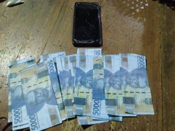 Beli Uang Palsu Via Online dan Membelanjakannya, Seorang Pemuda Diciduk Aparat Kepolisian