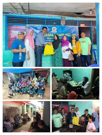 KAGAMA Lampung Gelar Bakti Sosial untuk Korban Banjir di Kota Karang 