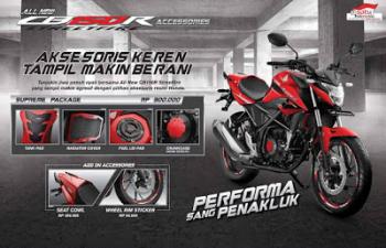 Melirik Aksesoris Menarik All New CB150R di Astra Motor Natar
