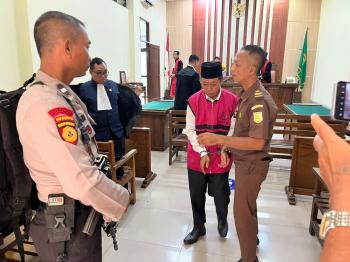 Sidang Korupsi Dana Desa dan Bumdes, Kades Marga Batin Jalani Putusan di PN Tipikor Tanjung Karang