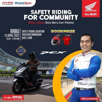 Tunas Honda dan Jaringannya NSS Kedaton Sukses Menggelar Safety Riding For Community