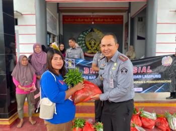 Lapas Narkotika Bandar Lampung Gelar Baksos Untuk Keluarga Warga Binaan 
