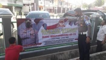 Hari Bhayangkara ke-75, Kesiapan Pelaksanaan lokasi Vaksin Covid-19 untuk umum selenggarakan di Masjid Al-Furqon Teluk Betung Utara