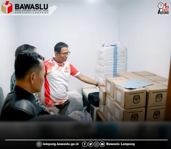 Bawaslu dan Polda Lampung Pastikan Kesiapan Logistik Pilkada 