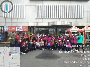 Meriah Senam Sehat Bersama TDM Radin Intan 