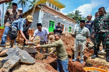 Masjid Batu di Lampung Timur Dibangun Ulang, Anggaran Rp1 Miliar dari CEO Surya Grup