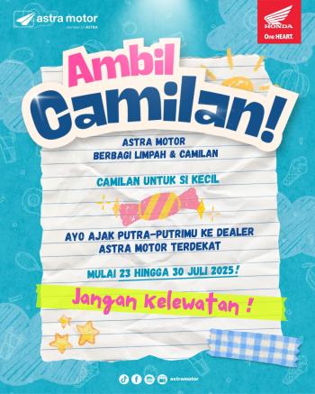 Astra Motor Natar Rayakan Hari Anak Nasional dengan Program “Ambil Camilan” untuk Si Kecil   